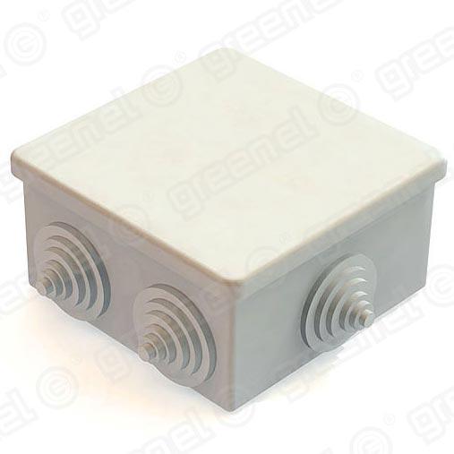Короб распределительный Greenel ОП 85х85х40мм IP44 6 входа  GE41235 серый GE41235