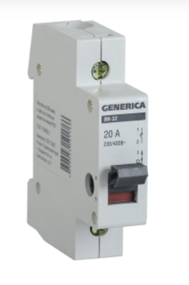 Выключатель Нагрузки  1П  20А  GENERICA  ВН-32