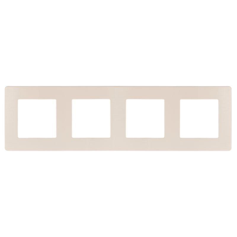 Рамка 4-м 12-5104-02 сатин сл. кость Эра Б0052530