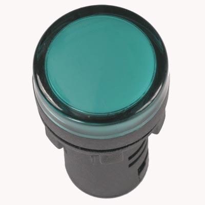 Арматура светосигнальная IEK AD-22DS 24В (зелёная) светодиод