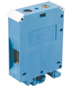 Зажим наборный ЗНИ-16 100A DIN JXB синий TDM