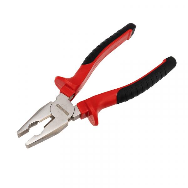 Пассатижи/плоскогубцы 200 мм, комбинированные REXANT никелированные, двухкомпонентные рукоятки 12-4613